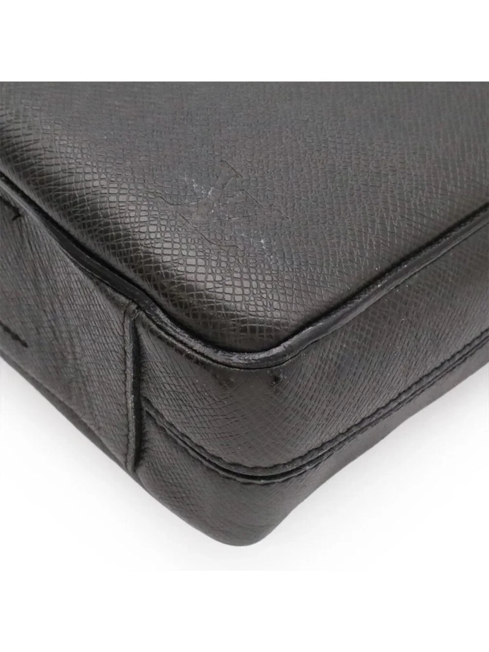 Louis Vuitton Taiga PDB PM Business Briefcase Document Purse Ardoise Black